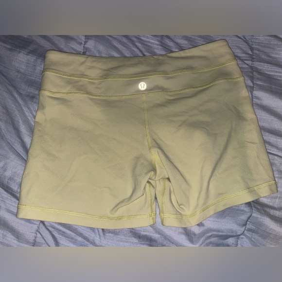Lululemon yellow shorts - Picture 2 of 3